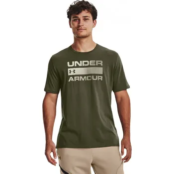 Pánské tričko Under Armour UA Team Issue Wordmark SS M - zelená S