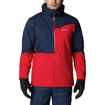 Pánské oblečení Columbia Iceberg Point™ Jacket Man 1954411614 - mountain red collegiate navy XL