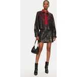 Vero Moda Sukně z imitace kůže Rocky 10330112 Černá Slim Fit S