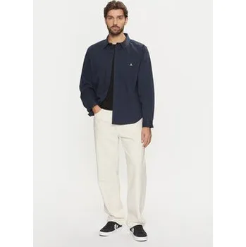 Pánská košile Converse Košile 10026973-A01 Tmavomodrá Relaxed Fit L