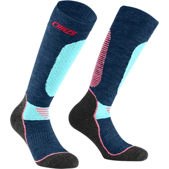 Dámské termo ponožky CRAZY WOOL SOCKS WOMAN CHEWING GUM Velikost podkolenek: 39-42