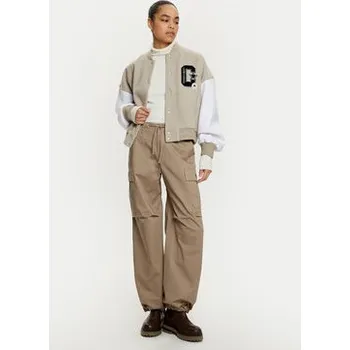 Pánský bomber Converse Bunda bomber Retro Varsity 10026772-A01 Béžová Relaxed Fit L