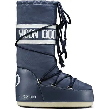 Sjezdové boty MOON BOOT JUNIOR ICON NYLON DENIM BLUE Velikost obuvi: 27/30