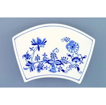 Cibulák Miska Fan plochá 19,4 cm originální cibulákový porcelán Dubí, cibulový vzor,