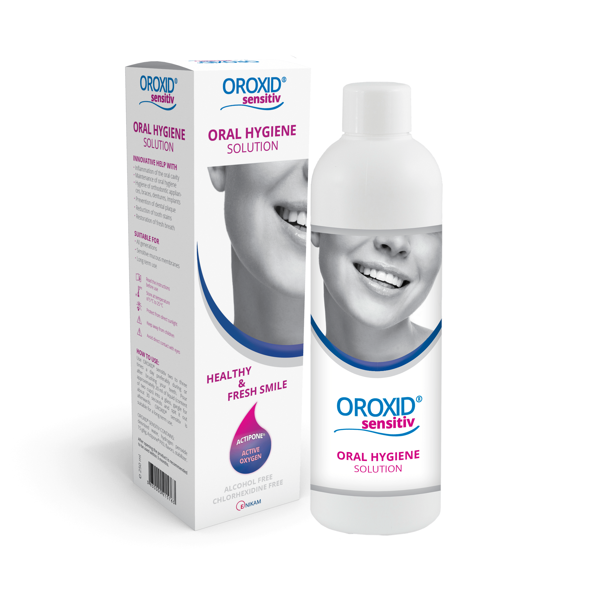OROXID sensitiv roztok 250 ml