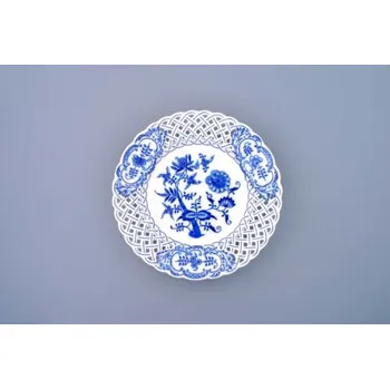Talíř talíř prolamovaný 24 cm, 10153 cibulák český porcelán Dubí