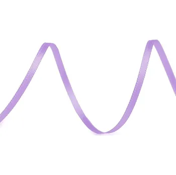 Stuha Saténová stuha 3mm - sv.fialová - 1m