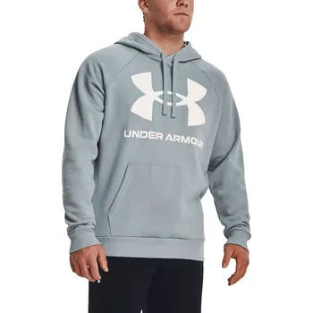 Pánská mikina Pánská mikina Under Armour Rival Fleece Big Logo HD M 1357093-465 - blue XL sportovní mikina