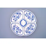 Cibulák kabaret 4-dílný, originální cibulákový porcelán Dubí, cibulový vzor,