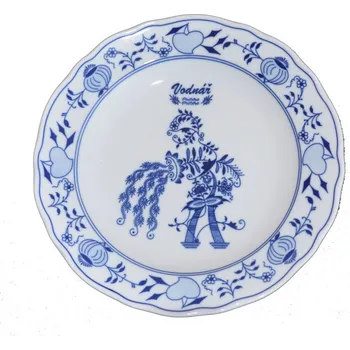 Talíř Cibulák talíř 24 cm zvěrokruh Vodnář horoskop Český porcelán Dubí