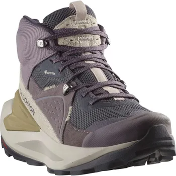 Dámská treková obuv Salomon Elixir Mid GTX W L47576800 - nine iron/shark silver/cloud 40