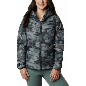 Dámská větrovka Columbia Powder Lite™ Hooded Jacket - šedá/černá S sportovní bunda