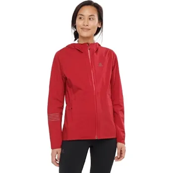 Dámská větrovka Salomon Bonatti WP JKT W - červená/černá S sportovní bunda