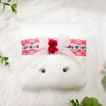 Party dekorace Polštářek pod prstýnky - folklor