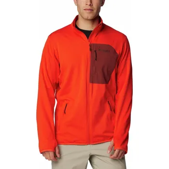 Pánské oblečení Columbia Triple Canyon™ Grid Fleece Full Zip M 2072065839 - spicy spice XL