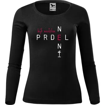 Dámské tričko DOBRÝ TRIKO Dámské bavlněné triko Být nevěstou Velikost: 3XL, Barva: Černá