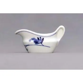 Omáčník oválný bez podstavce s uchem, 0,10 l - ECO cibulák, cibulový porcelán Dubí