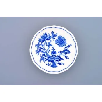 Cibulák podšálek zrcadlový ZA/1, 13 cm originální cibulákový porcelán Dubí, cibulový vzor,