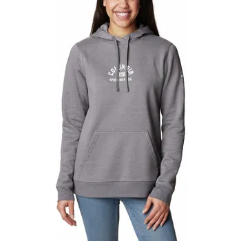 Dámská mikina Columbia Trek™ Graphic Hoodie W 1959881023 - city grey/heather/white M