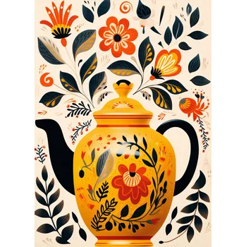 Plakát Plakát Vzpomínky z Čajovny bez rámu 39,5 x 55 cm