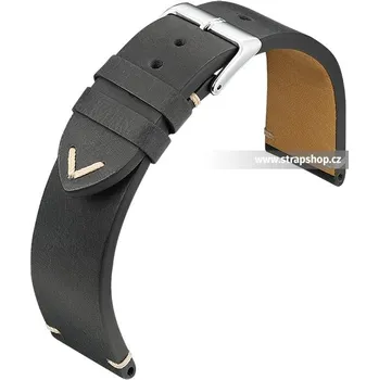 Řemínek na hodinky Řemínek k hodinkám BARINGTON Vintage černá (10) 18 mm