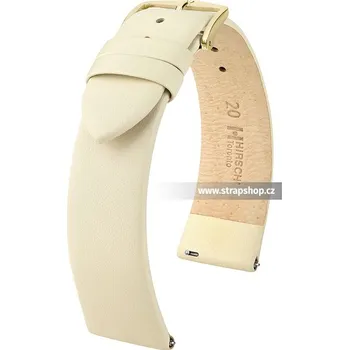 Řemínek na hodinky Řemínek k hodinkám HIRSCH Toronto M béžová (90) 16 mm dámský