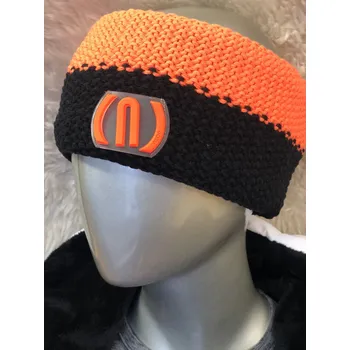 Čelenka NEON CROCHET COLOUR HEADBAND ORANGE FLUO BLACK