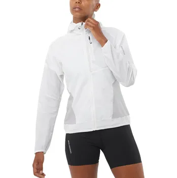 Dámská větrovka Salomon Bonatti Cross FZ Hoodie W LC2199100 - white gray violet L