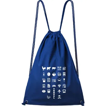 Městský batoh DOBRÝ TRIKO Bavlněný batoh Travel Barva: Královsky modrá