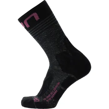 Dámské ponožky UYN Trekking One All Season Mid Socks W S100313B223 - black/purple 39/40