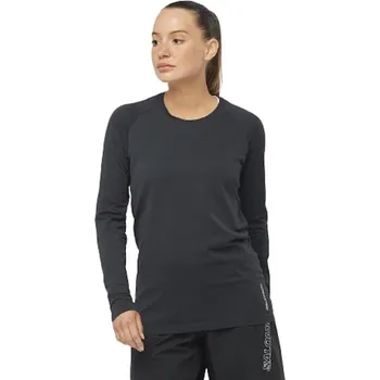 Dámské tričko Salomon Sense LS Tee W LC1878300 - deep black M