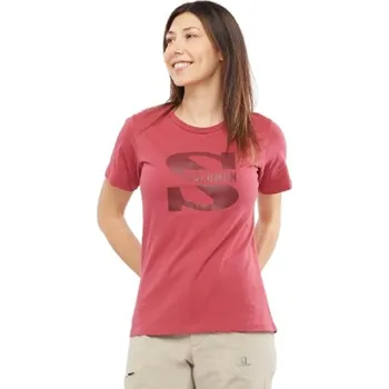 Dámské tričko Salomon OUTLIFE BIG LOGO TEE W LC1798100 - earth red L