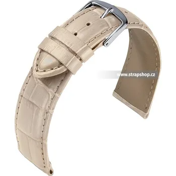 Řemínek na hodinky Řemínek k hodinkám EULIT Guinea béžová (21) 20 mm pánský