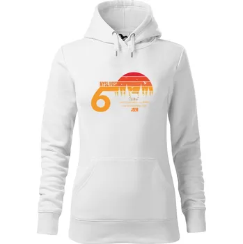 Dámská mikina DOBRÝ TRIKO Dámská mikina s potiskem 60 let myslivost Velikost dámské mikiny: XS, Barva: Bílá