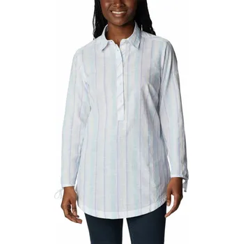 Dámská košile Columbia Camp Henry™ II Tunic W 1933421568 - purple tint/blocky stripe M