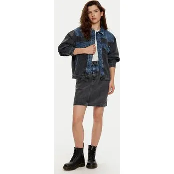 Oblečení a móda Mustang Jeansová bunda 1016012 Šedá Loose Fit S