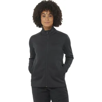 Dámská mikina Salomon Outline Warm FZ W LC2294000 - deep black L
