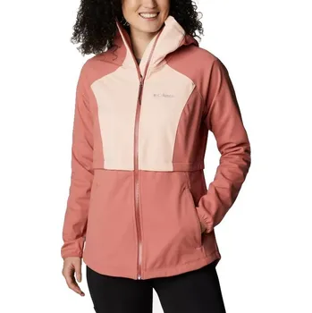 Dámská casual bunda Columbia Canyon Meadows™ Softshell Jacket Wmn 2007634639 - dark coral peach blo L
