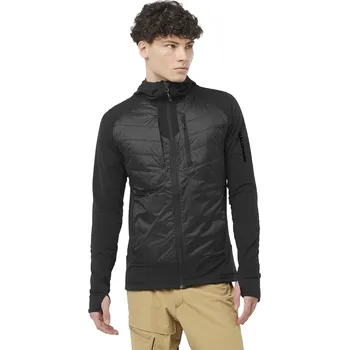 Pánská softshellová bunda Salomon Elixir Hybrid HD Insul M LC2104600 - deep black S