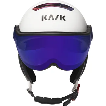 KASK PIUMA-R CHROME WHITE / RAINBOW - SILVER MIRROR VISOR Velikost helem: 54/XS