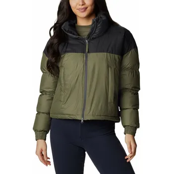 Dámská bunda Columbia Pike Lake™ Cropped Jacket Wmn 1955223398 - stone green black M