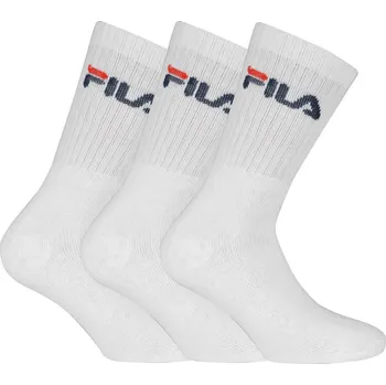 Pánské ponožky Fila Sport Socks 3 pack White 35-38