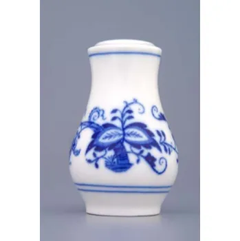 Nádoba na olej a ocet Cibulák pepřenka sypací bez nápisu 5 cm , originální cibulákový porcelán Dubí, cibulový vzor