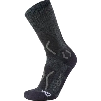 Pánské ponožky Pánské ponožky UYN Trekking Explorer Light - tmavě zelená/černá 45/47