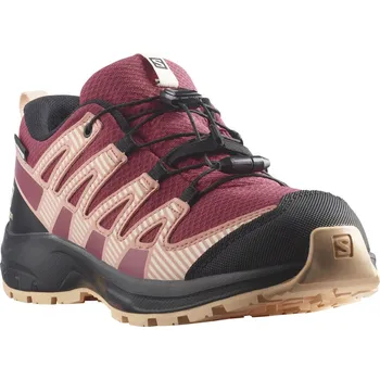 Dívčí obuv Salomon Xa Pro V8 Cswp Jr L41614400 - Earth Red/Black/Almond Cream 39