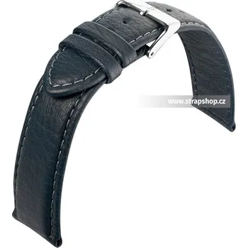 Řemínek na hodinky Řemínek k hodinkám BARINGTON Imperator Shrunk tmavě modrá (50) 20 mm