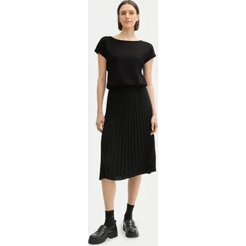 Dámské šaty Tom Tailor Každodenní šaty 1043883 Černá Regular Fit 36