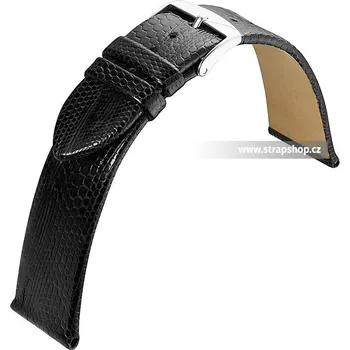 Řemínek na hodinky Řemínek k hodinkám BARINGTON Lizard černá (10) 14 mm dámský
