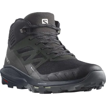 Pánská treková obuv Salomon OUTpulse Mid GTX M L41588800 - Black/Ebony/Vanilla Ice 46