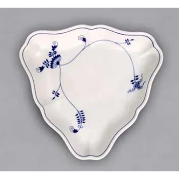 Mísa salátová tříhranná, 24 cm, ECO cibulák, cibulový porcelán Dubí